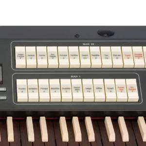 Viscount Cantorum DUO PLUS-W – Órgano Litúrgico Portátil de 2 Manuales con Teclas Chapadas en Ébano 🎶 - Imagen 5