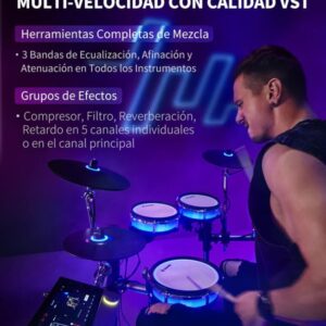 Batería Electrónica Donner BACKBEAT - Imagen 7