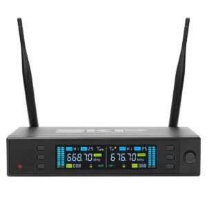 Micrófono Inalámbrico Doble SKP Clarity II, Sistema UHF · Sonido Profesional - Imagen 2
