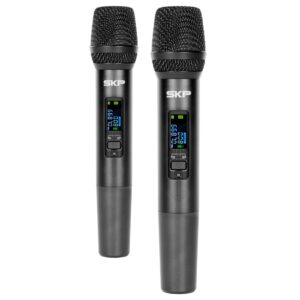 Micrófono Inalámbrico Doble SKP Clarity II, Sistema UHF · Sonido Profesional - Imagen 5