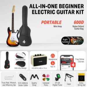 Pack guitarra eléctrica Donner DST-100S - Imagen 5