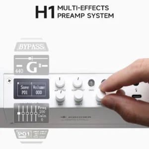 Guitarra Eléctrica De Viaje Donner HUSH I PRO WHITE - Imagen 7