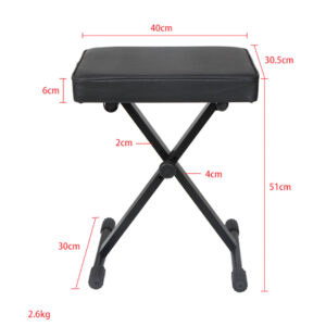 Banqueta Para Teclado o Piano Hebikuo Q90B - Imagen 2