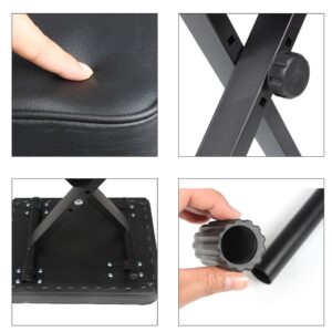 Banqueta Para Teclado o Piano Hebikuo Q90B - Imagen 3