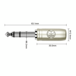 Cable TRS a TRS Kirlin AP249PR, 1,5 m · Cable balanceado para línea y auriculares 🎧🔌 - Imagen 3