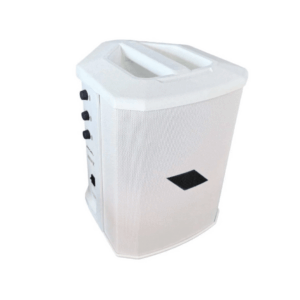 Set Parlante Proel FREEONEX-WHITE. Activo Portátil con Batería Recargable y Bluetooth. Incluye Funda de Transporte y Atril K&M Blanco. - Imagen 1
