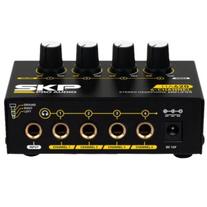 Amplificador de Audífonos SKP HA420, 4 Canales Independientes · Compacto y Versátil - Imagen 1