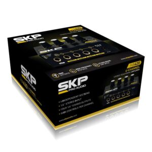 Amplificador de Audífonos SKP HA420, 4 Canales Independientes · Compacto y Versátil - Imagen 2