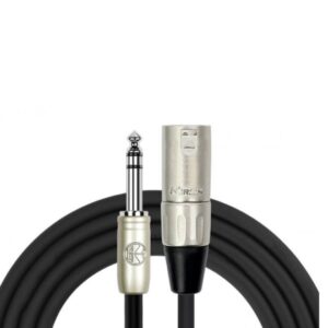 Cable XLR Macho a Plug 1/4 TRS Kirlin MP483‑3M‑BK, 3 m · Balanceado y OFC 🎚️🔌 - Imagen 2