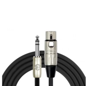 Cable XLR Hembra a Plug 1/4 TRS Kirlin MP484‑3M‑BK — 3 m · Balanceado y OFC 🎚️🔌 - Imagen 2