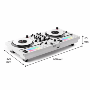 Controlador DJ Motorizado Hercules INPULSE T7 White 🎶✨ - Imagen 2
