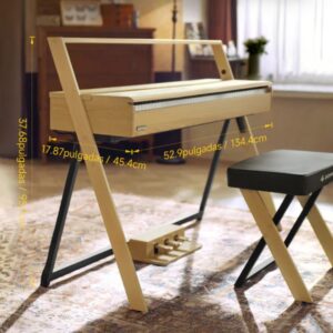Piano Digital Donner OURA R300 88 Teclas color madera natural – Elegancia y Sonido Premium - Imagen 4