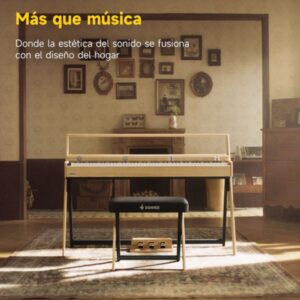 Piano Digital Donner OURA R300 88 Teclas color madera natural – Elegancia y Sonido Premium - Imagen 6