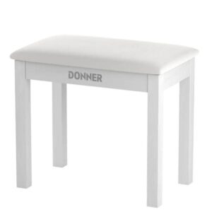 Banqueta para Piano Donner Color Blanco - Imagen 5