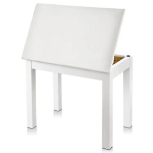Banqueta para Piano Donner Color Blanco - Imagen 4