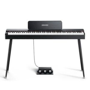 Piano Digital Donner OURA S100 88 Teclas. Color Blanco – Sonido Premium y Diseño Compacto - Imagen 4
