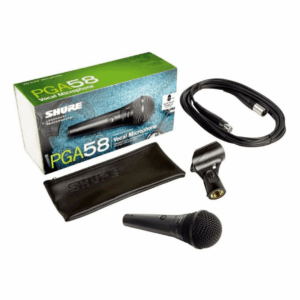🎤 Shure PGA58 XLR — Micrófono Dinámico Cardioide de Mano Profesional - Imagen 3