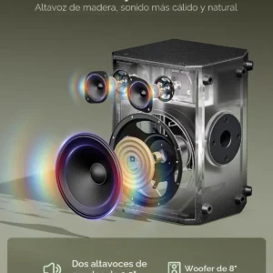 Parlante Activo Portátil Donner MT‑1, 300 wrms, Bluetooth y Batería Recargable - Imagen 5