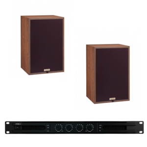 Pack de 2 Parlantes Pasivos VP‑310P + Amplificador A150.4 - Imagen 1